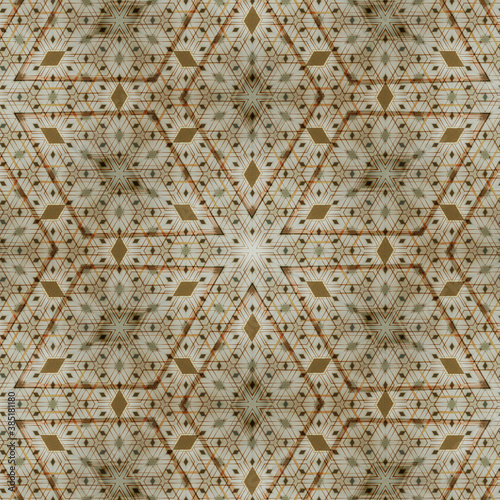 Background image of geometric pattern with self-similarity