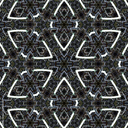 Background image of geometric pattern with self-similarity