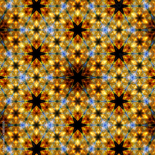 Background image of geometric pattern with self-similarity