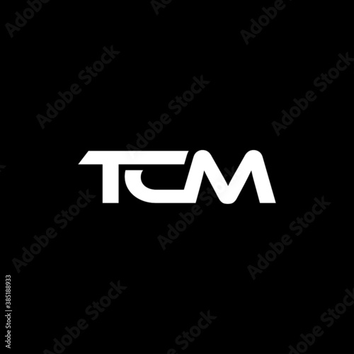 TCM Letter Initial Logo Design Template Vector Illustration