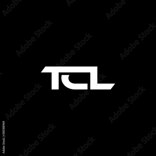 Wallpaper Mural TCL Letter Initial Logo Design Template Vector Illustration Torontodigital.ca