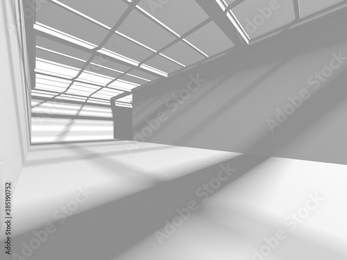 White Modern Background. Abstract Building Concept