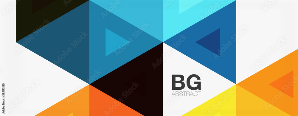 Mosaic triangle pattern abstract background for cover, banner, flyer and poster and other template Mosaic triangle pattern abstract background for cover, banner, flyer and poster and other template