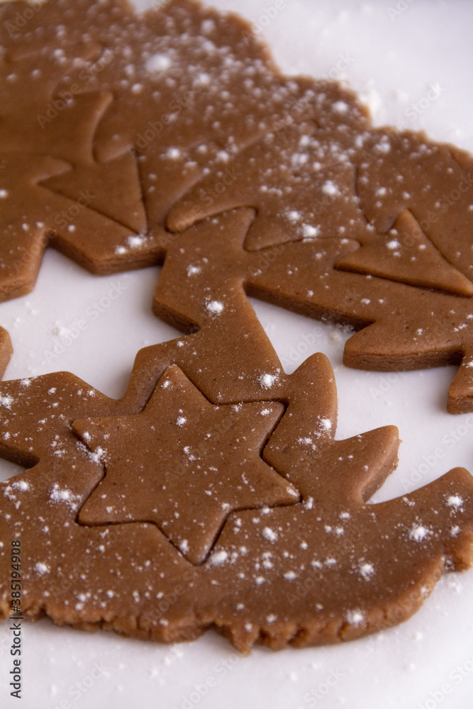 Cooking Christmas gingerbread cookies Cooking Christmas gingerbread cookies