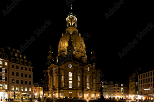Dresden Frauenkirche Zwinger Deutschland Kreuzkirche F  rstenzug Elbe 