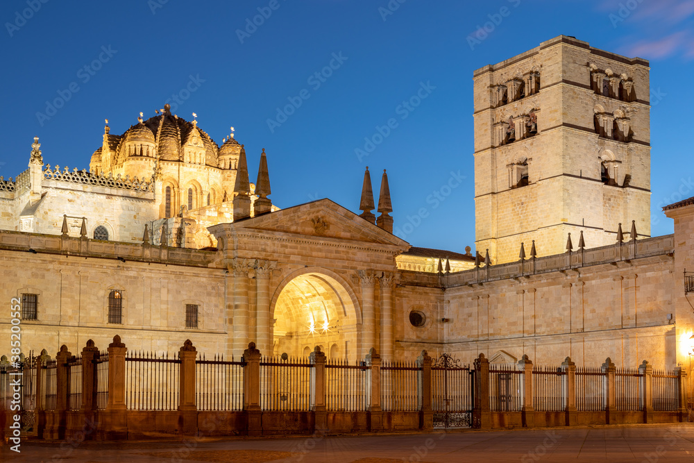 Zamora cathedral in Spain