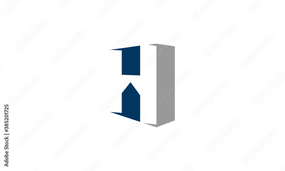 Creative Vector Illustration Logo Design. Initial Letter H for Home House Architecture Concept. Creative Vector Illustration Logo Design. Initial Letter H for Home House Architecture Concept.