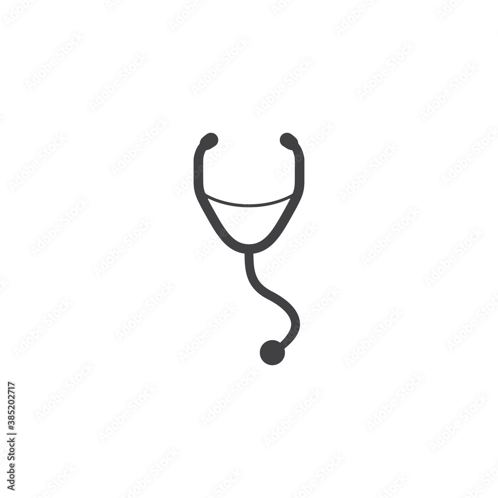 Stethoscope icon for graphic and web design Stethoscope icon for graphic and web design