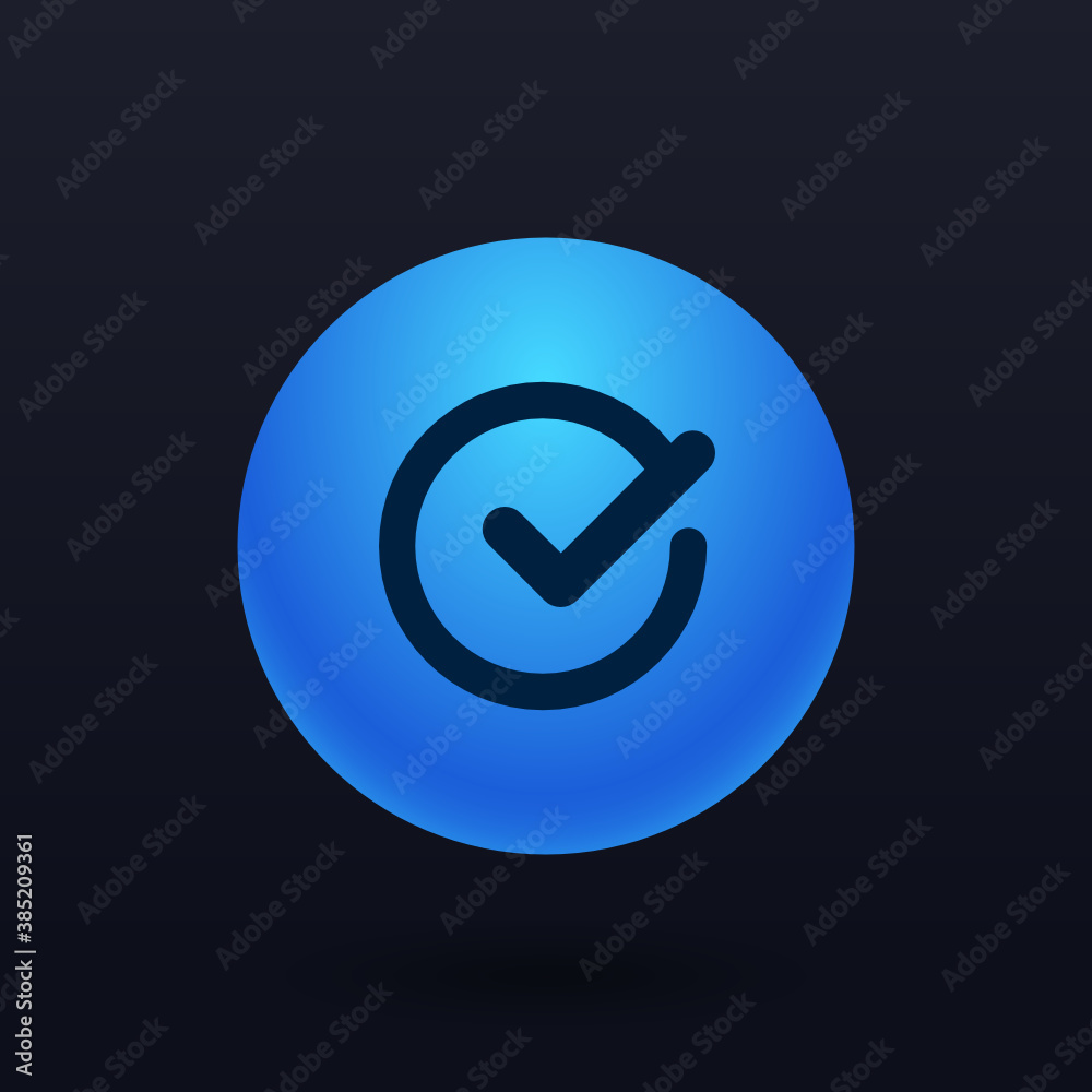 Tick Mark - Button Tick Mark - Button