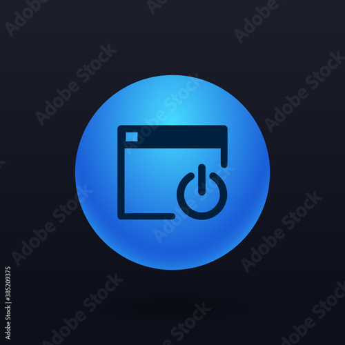 Site Power - Button