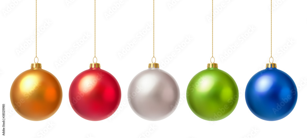 Obraz premium Christmas balls