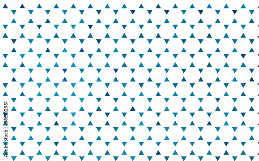 Naklejka premium Light BLUE vector seamless background with triangles.