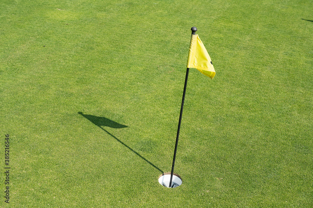 Obraz premium Golfplatz bei Morschach, Kanton Schwyz, Schweiz