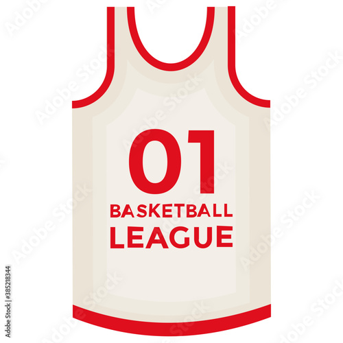 
Sleeveless athletic vest with number print 
