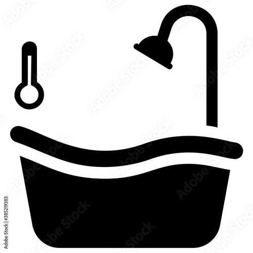 
A temperature maintained bathtub
