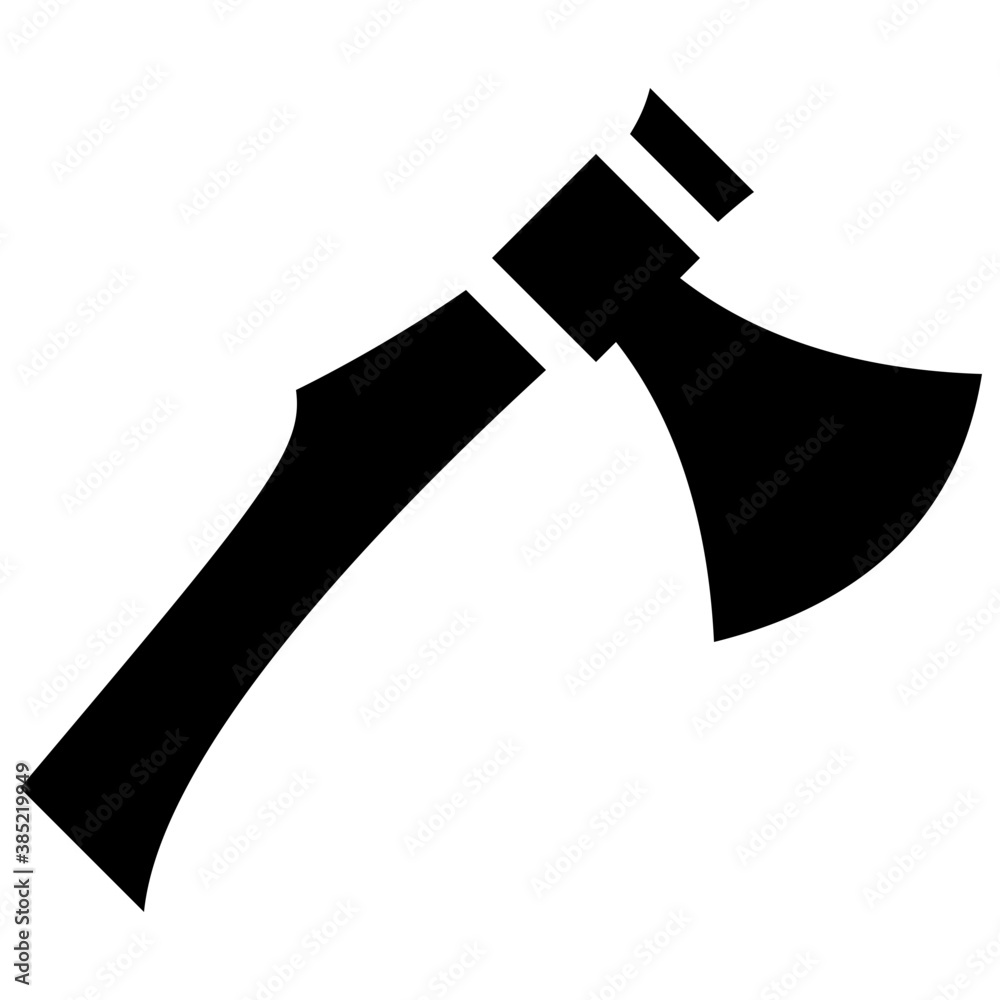 A heavy blade with wooden handle used by craftsman showing axe pictogram
A heavy blade with wooden handle used by craftsman showing axe pictogram