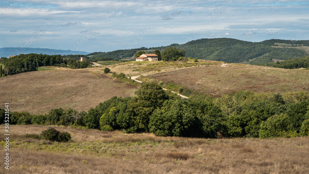Fototapeta premium Scenic landscape of Tuscany in Italy