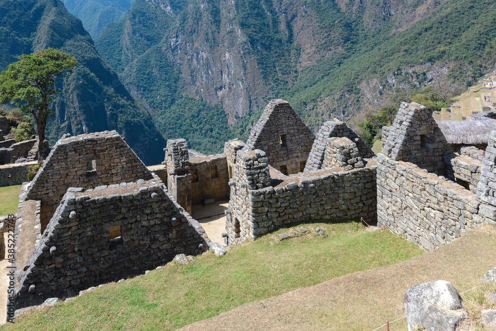 Main Square of Machu Picchu, Peru