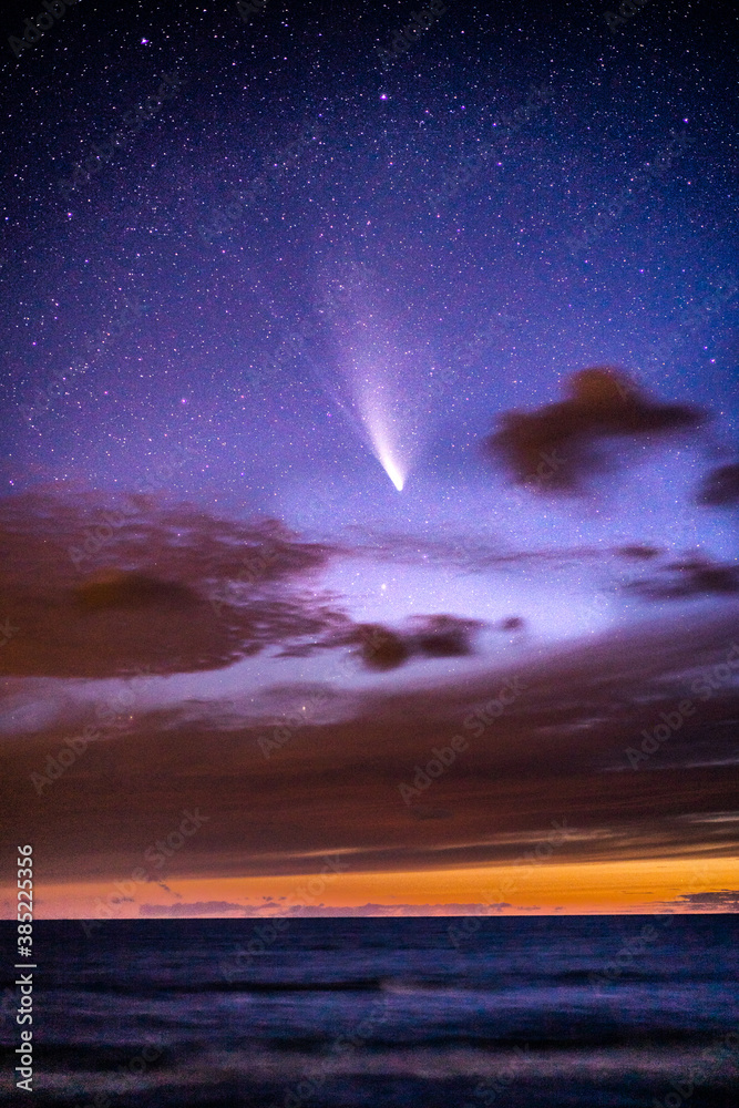 Neowise comet astrophotography poland