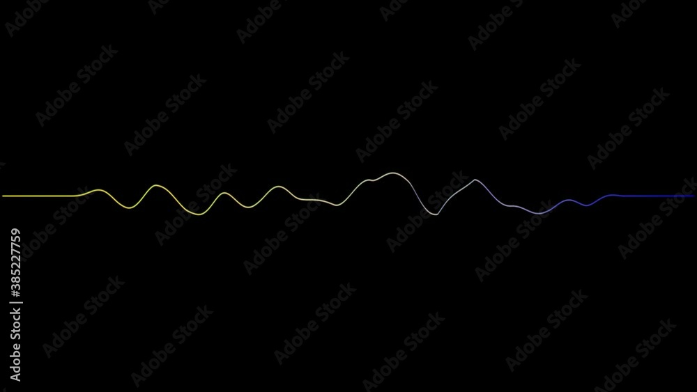PNG Alpha.Looping line HUD equalizer.line waving seamlessly ...