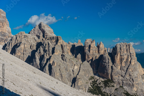 the beauty of the Dolomites. Italy
