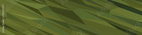 Dark olive green abstract background. Geometric vector illustration. Colorful 3D wallpaper.