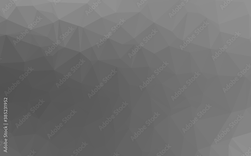 Obraz premium Light Silver, Gray vector blurry triangle pattern.