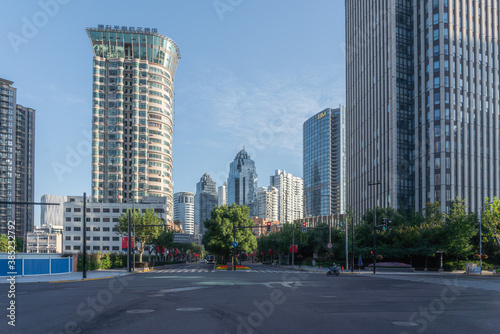 downtown city © wang
