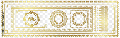 Chinese template Vector