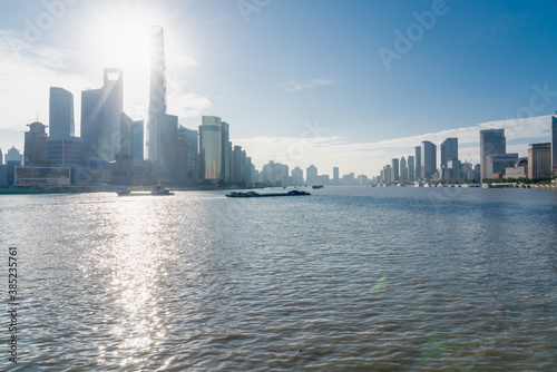 ShangHai city skyline at sunrise