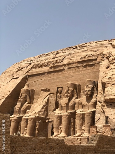 Ancient Abu Simbel Temple in Egypt