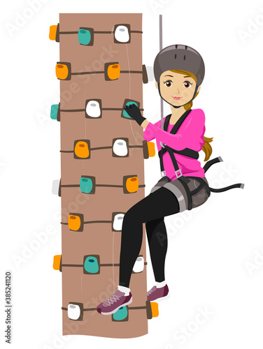 Teen Girl Monkey Grove Tree...