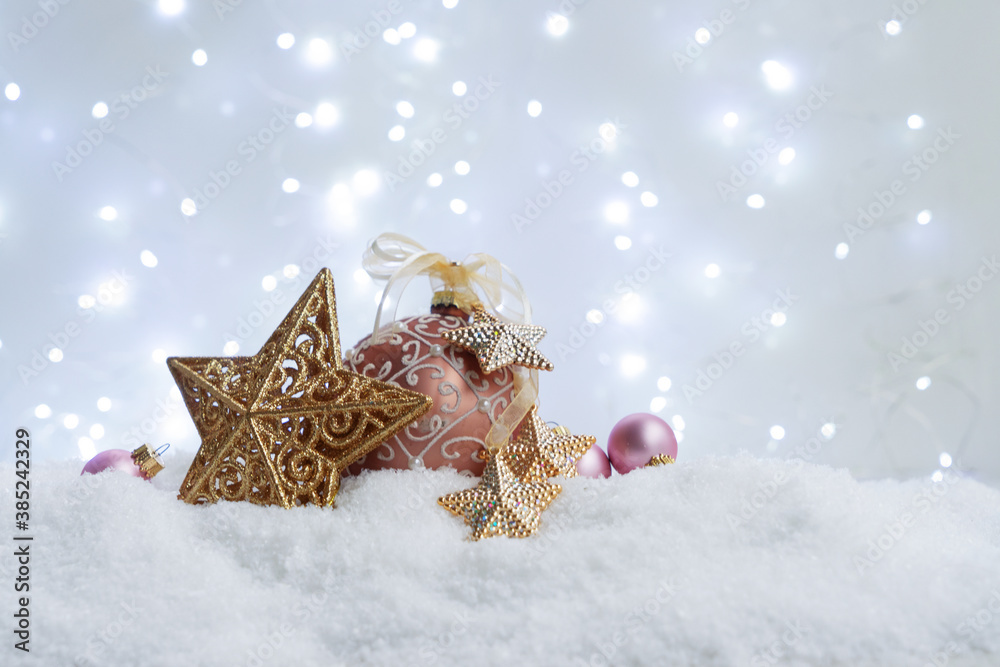 White christmas with snow White christmas with snow
