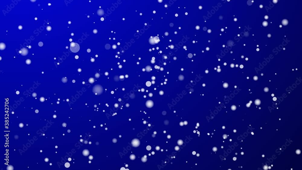 blue sky background and snow effect