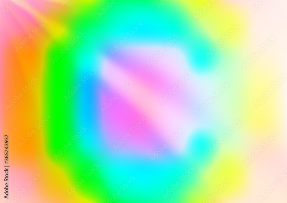 Obraz premium Light Multicolor, Rainbow vector abstract blurred background.