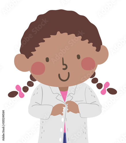 Kid Girl Wear Laboratory Co...