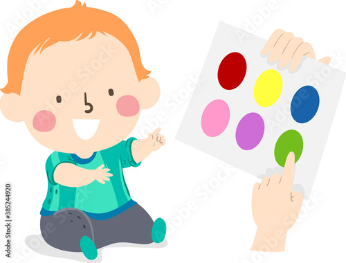 Kid Toddler Boy Learn Color...