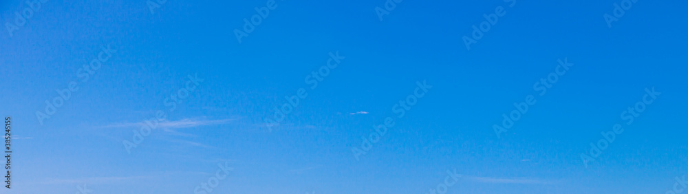 Image of a clear and cloudless sky can be used as background