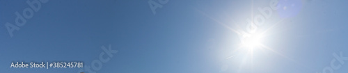 Image of a clear and cloudless sky can be used as background