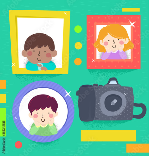 Kids Photography Frame Came...