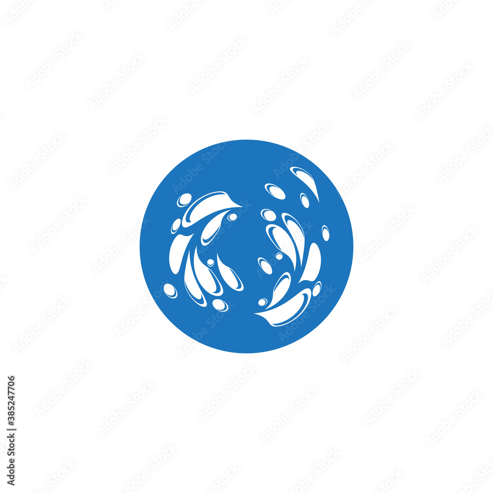 water splash icon vector illustration design template water splash icon vector illustration design template