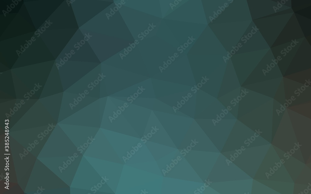 Dark Blue, Green vector low poly cover. Dark Blue, Green vector low poly cover.