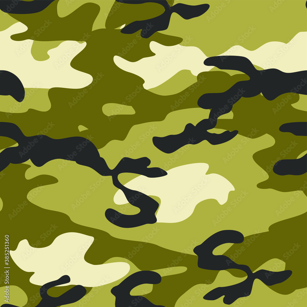 Seamless vector camouflage pattern. Military/ uniform/ army background. For fabric, textile, design, advertising banner. Seamless vector camouflage pattern. Military/ uniform/ army background. For fabric, textile, design, advertising banner.