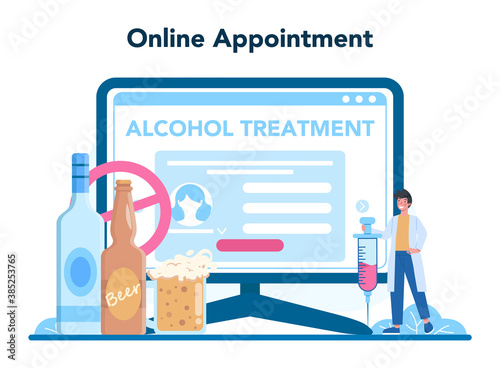 Narcologist online service or platform. Professional medical