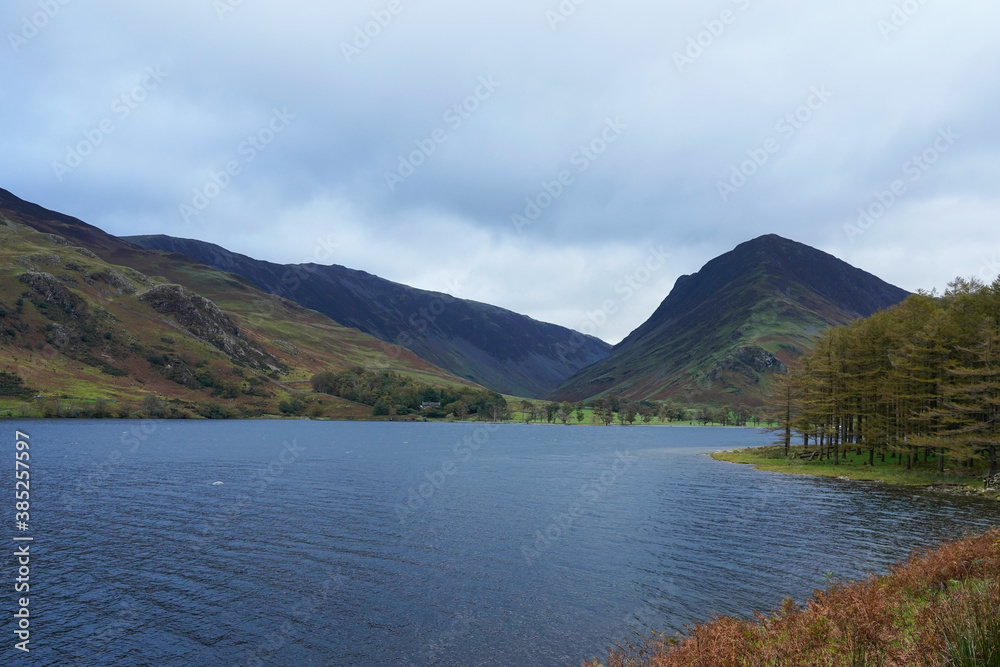 Lake Buttermere in October, the Lake District 