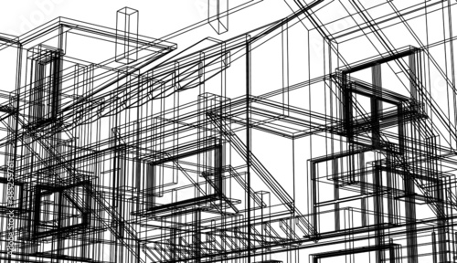 construction of the house building