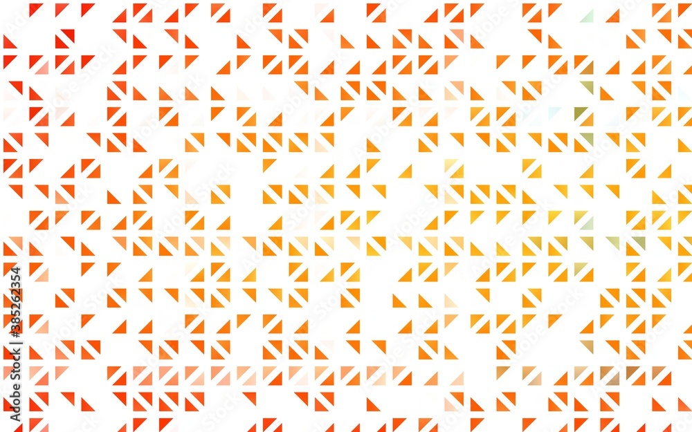 Light Orange vector cover in polygonal style. Light Orange vector cover in polygonal style.
