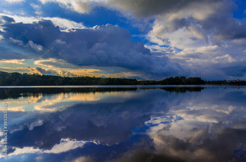 Obraz premium Oktober am Abtsee