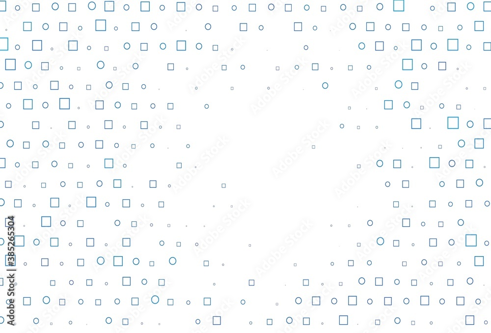Light BLUE vector backdrop with dots, spots, cubes. Light BLUE vector backdrop with dots, spots, cubes.