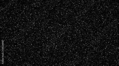 Starry Night Sky on black